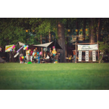 荷塘月色室外烧烤